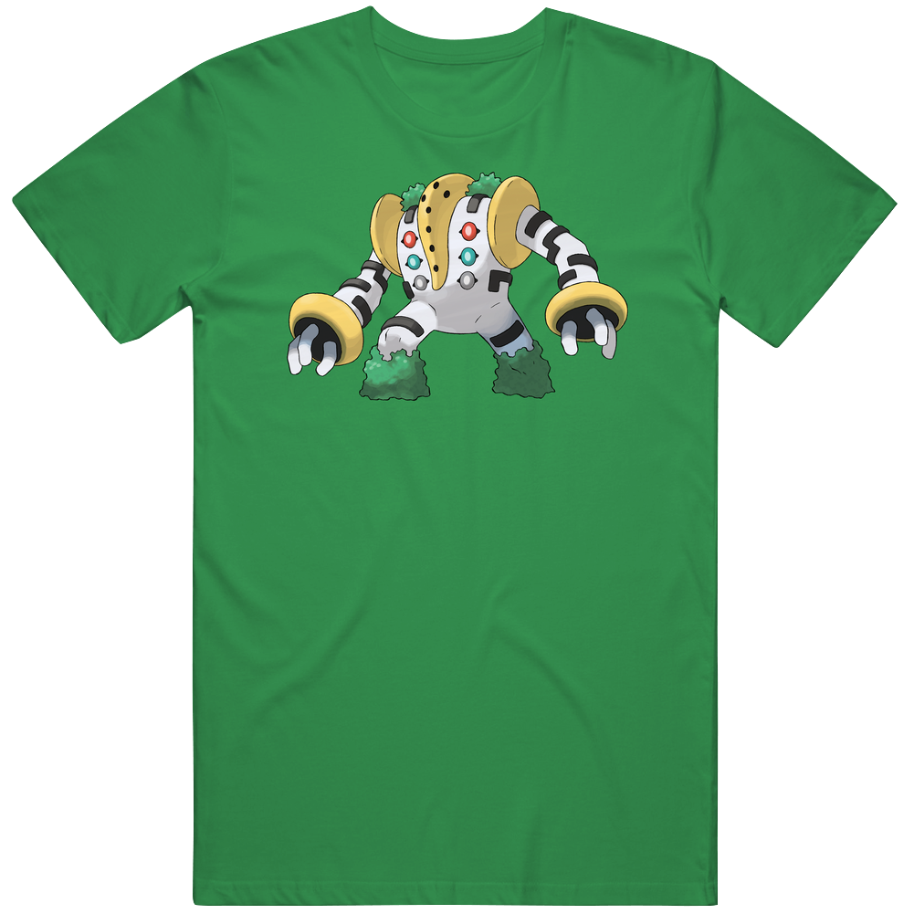 Regigigas Pokemon Pig In Vintage Merch Irish Green Unisex Mens Soft Cotton Tee T Shirt Regigigas Pokemon Pig In Vintage Merch Irish Green Unisex Mens Soft Cotton Tee T Shirt