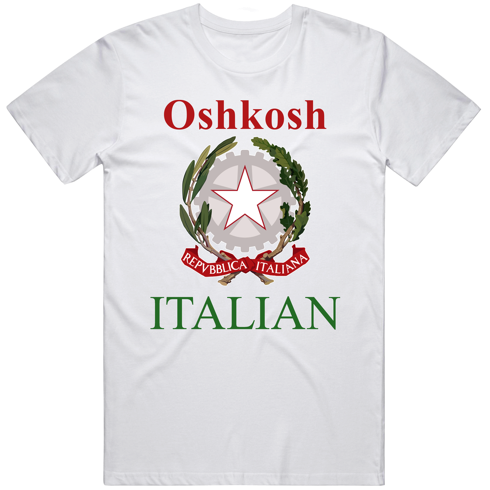 Oshkosh Italian Custom Mens Soft Cotton Tee T Shirt Oshkosh Italian Custom Mens Soft Cotton Tee T Shirt