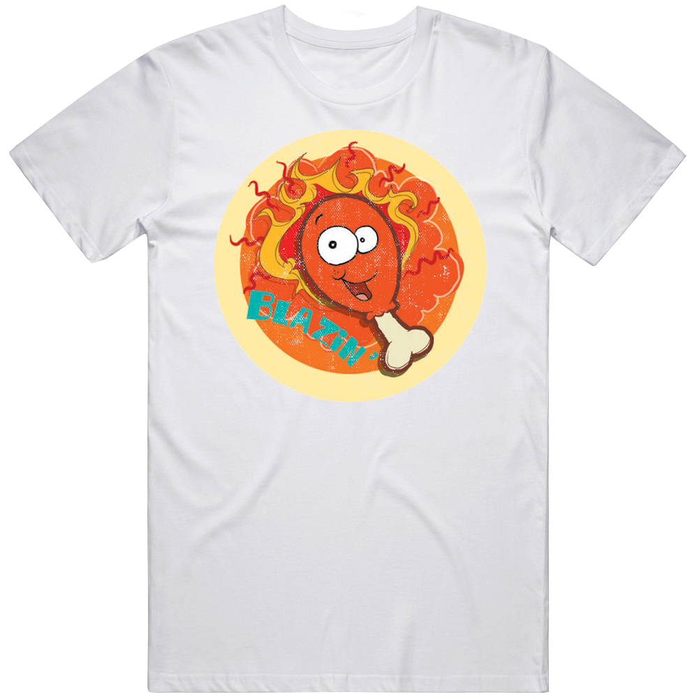 Blazin Hot Chicken Retro Scratch N Sniff Teacher Sticker Funny Novelty Mens Soft Cotton Tee T Shirt Blazin Hot Chicken Retro Scratch N Sniff Teacher Sticker Funny Novelty Mens Soft Cotton Tee T Shirt