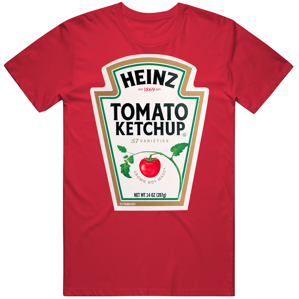 Heinz Tomato Ketchup Halloween Costume Mens Soft Cotton Tee T Shirt Heinz Tomato Ketchup Halloween Costume Mens Soft Cotton Tee T Shirt