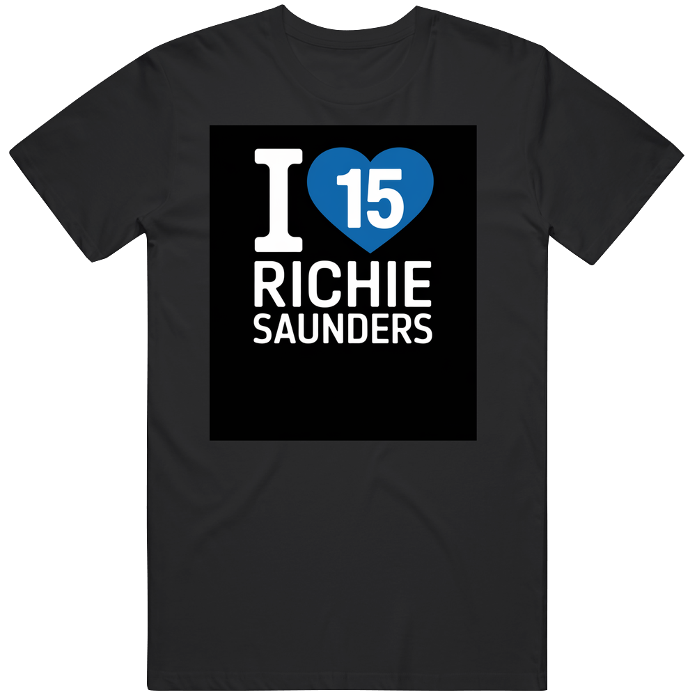 I Love Richie Saunders 15 Mens Soft Cotton Tee T Shirt I Love Richie Saunders 15 Mens Soft Cotton Tee T Shirt