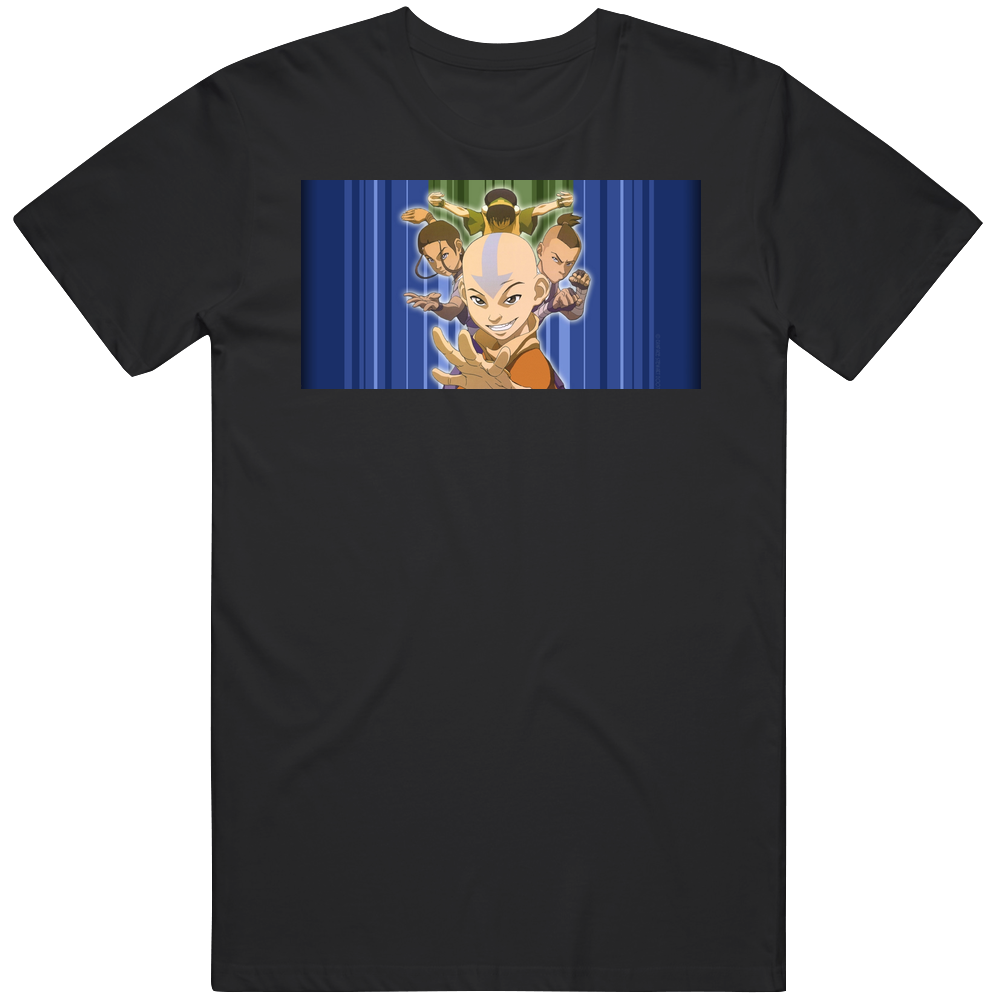 Avatar The Last Air Bender Tv Show Mens Soft Cotton Tee T Shirt Avatar The Last Air Bender Tv Show Mens Soft Cotton Tee T Shirt