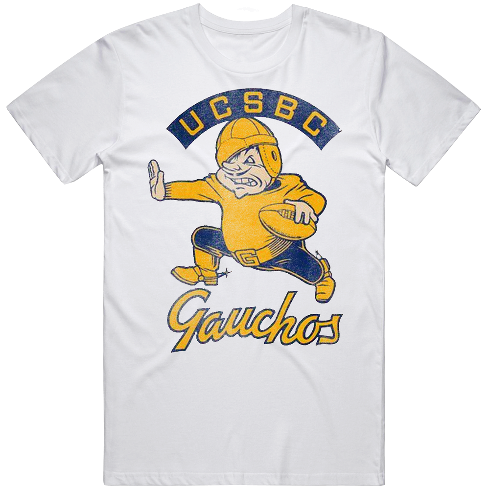 Ucsbc Gauchos Football Vintage Worn Fan Mens Soft Cotton Tee T Shirt Ucsbc Gauchos Football Vintage Worn Fan Mens Soft Cotton Tee T Shirt