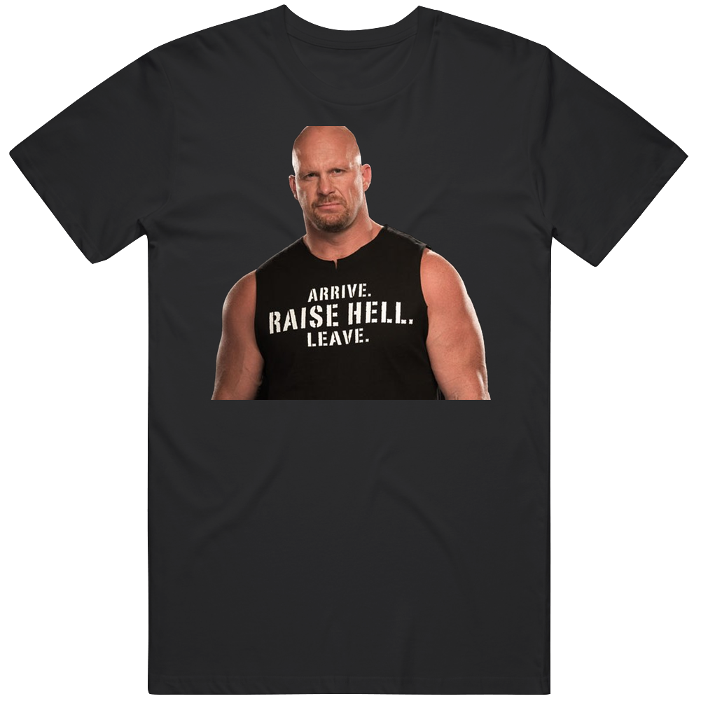 Stone Cold Steve Austin Wrestling Legend Mens Soft Cotton Tee T Shirt