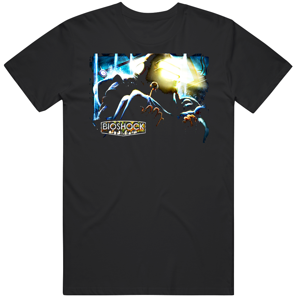 Bioshock Videogame Mens Soft Cotton Tee T Shirt Bioshock Videogame Mens Soft Cotton Tee T Shirt