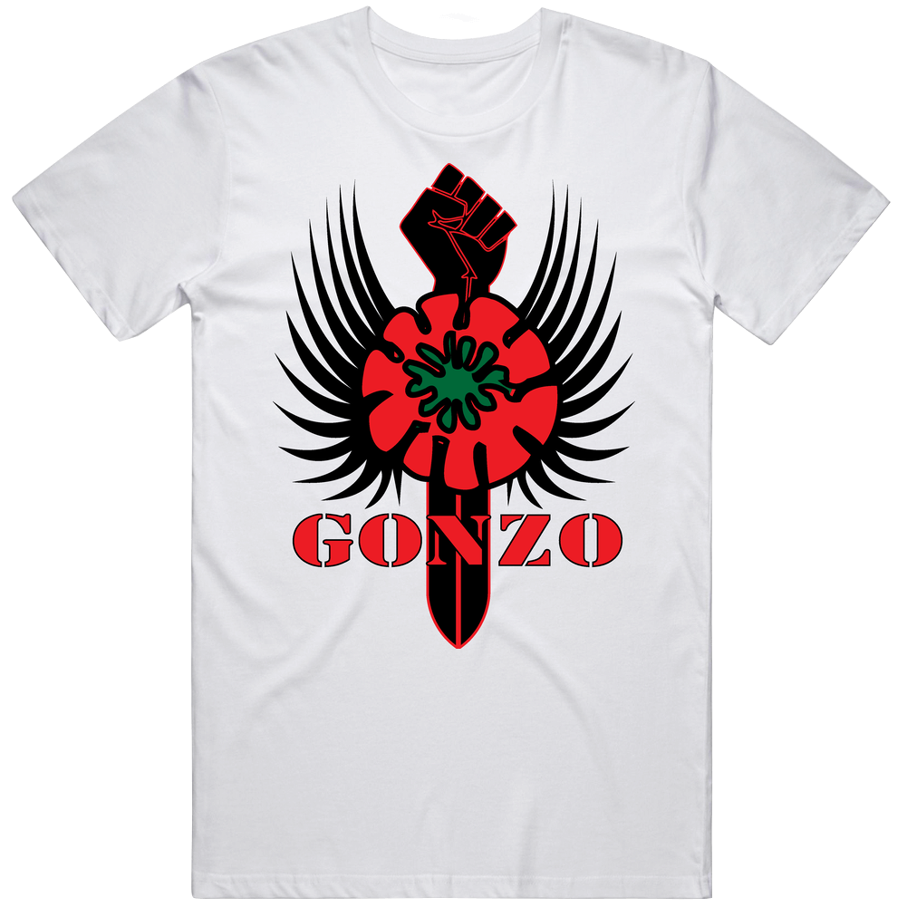 Hunter S Thompson Gonzo Journalism Tattoo Artwork Mens Soft Cotton Tee T Shirt Hunter S Thompson Gonzo Journalism Tattoo Artwork Mens Soft Cotton Tee T Shirt