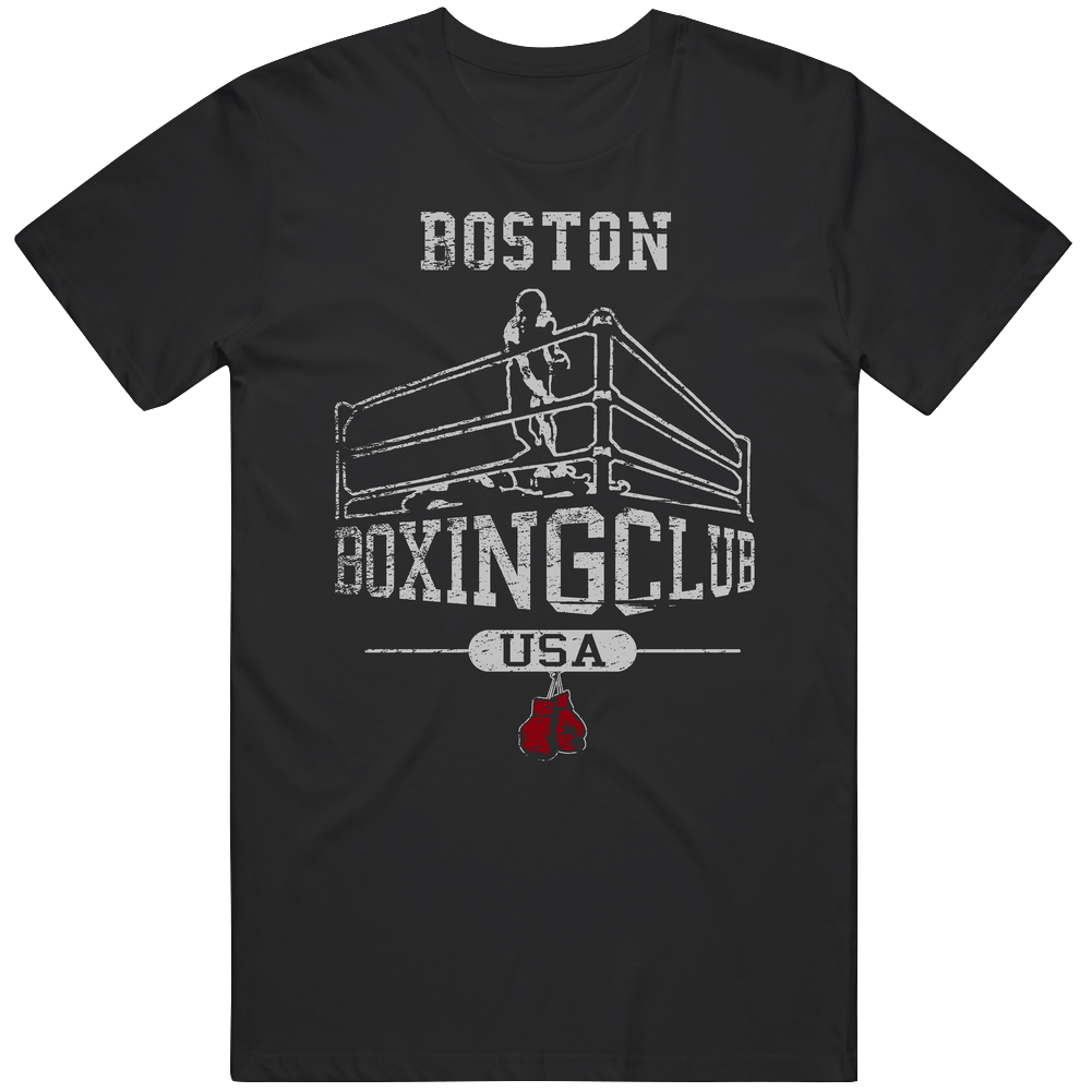 Boston Boxing Club Gym Mens Soft Cotton Tee T Shirt Boston Boxing Club Gym Mens Soft Cotton Tee T Shirt
