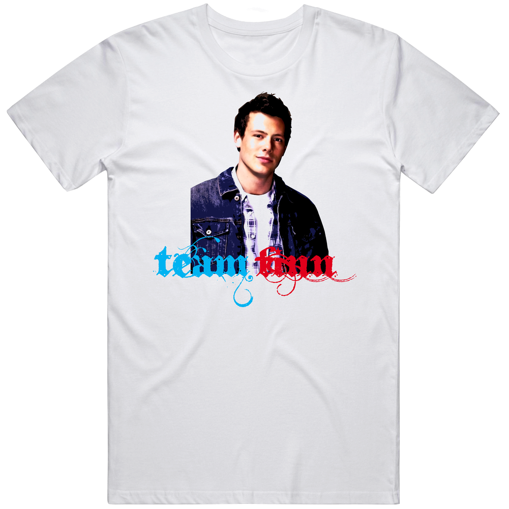 Glee Team Finn Classic Mens Soft Cotton Tee T Shirt Glee Team Finn Classic Mens Soft Cotton Tee T Shirt