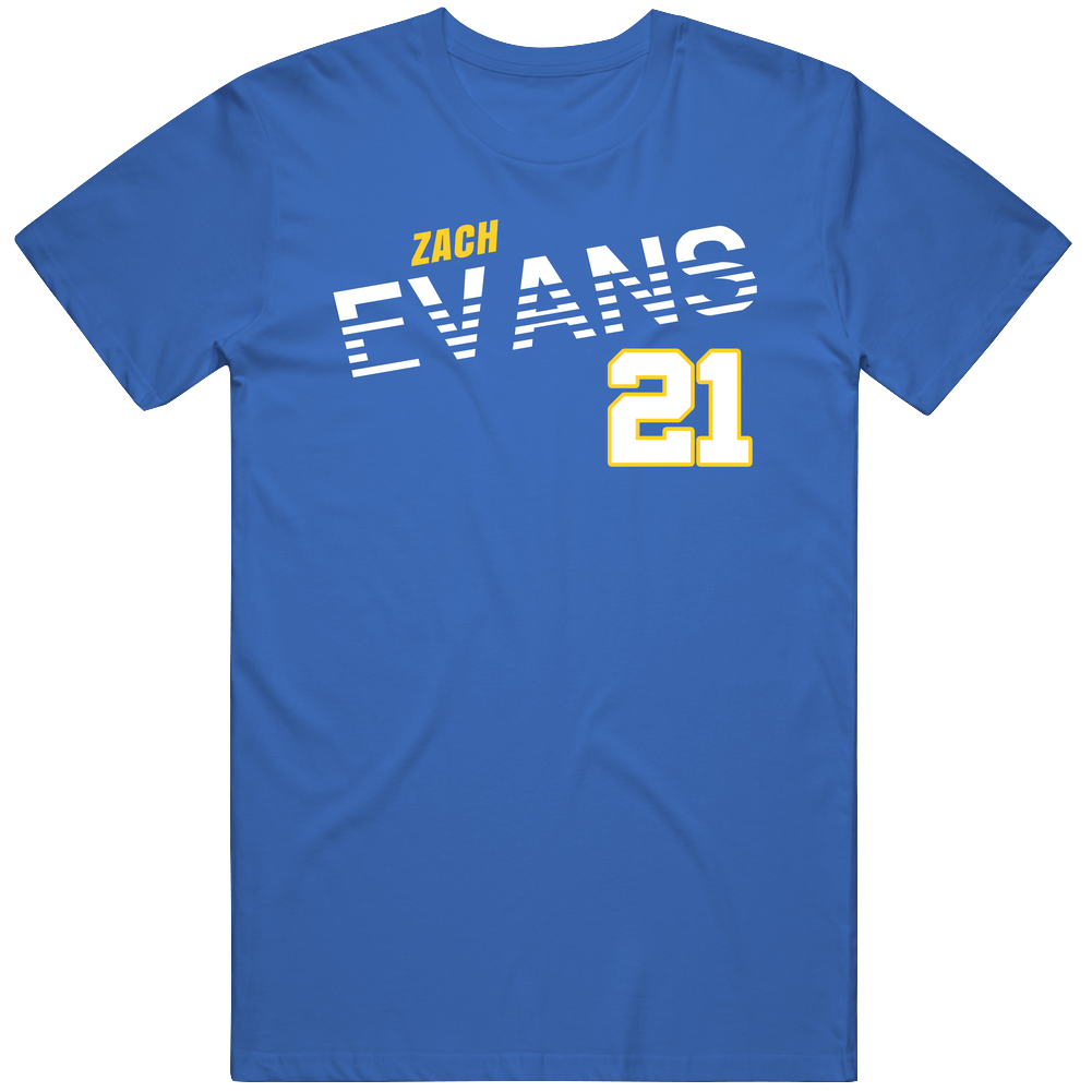 Zach Evans 21 Favorite Player Fan Mens Soft Cotton Tee T Shirt Zach Evans 21 Favorite Player Fan Mens Soft Cotton Tee T Shirt