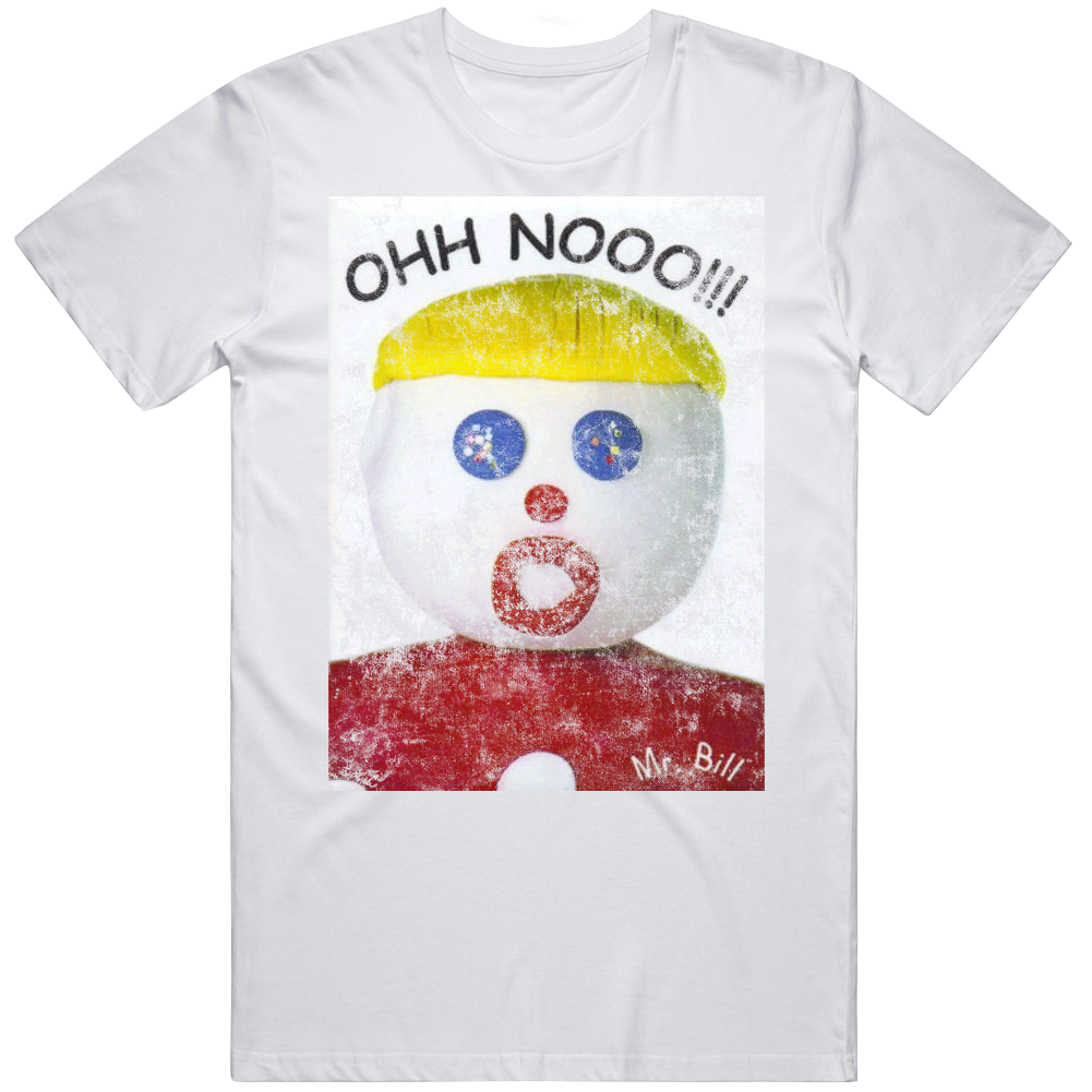 Ohh Nooo Mr Bill Presents Rowan Atkinson Dark Comedy Tv Show Worn Look Mens Soft Cotton Tee T Shirt Ohh Nooo Mr Bill Presents Rowan Atkinson Dark Comedy Tv Show Worn Look Mens Soft Cotton Tee T Shirt