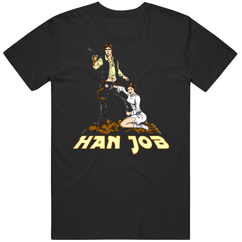 Hand Job Han Solo Mens Soft Cotton Tee T Shirt Hand Job Han Solo Mens Soft Cotton Tee T Shirt