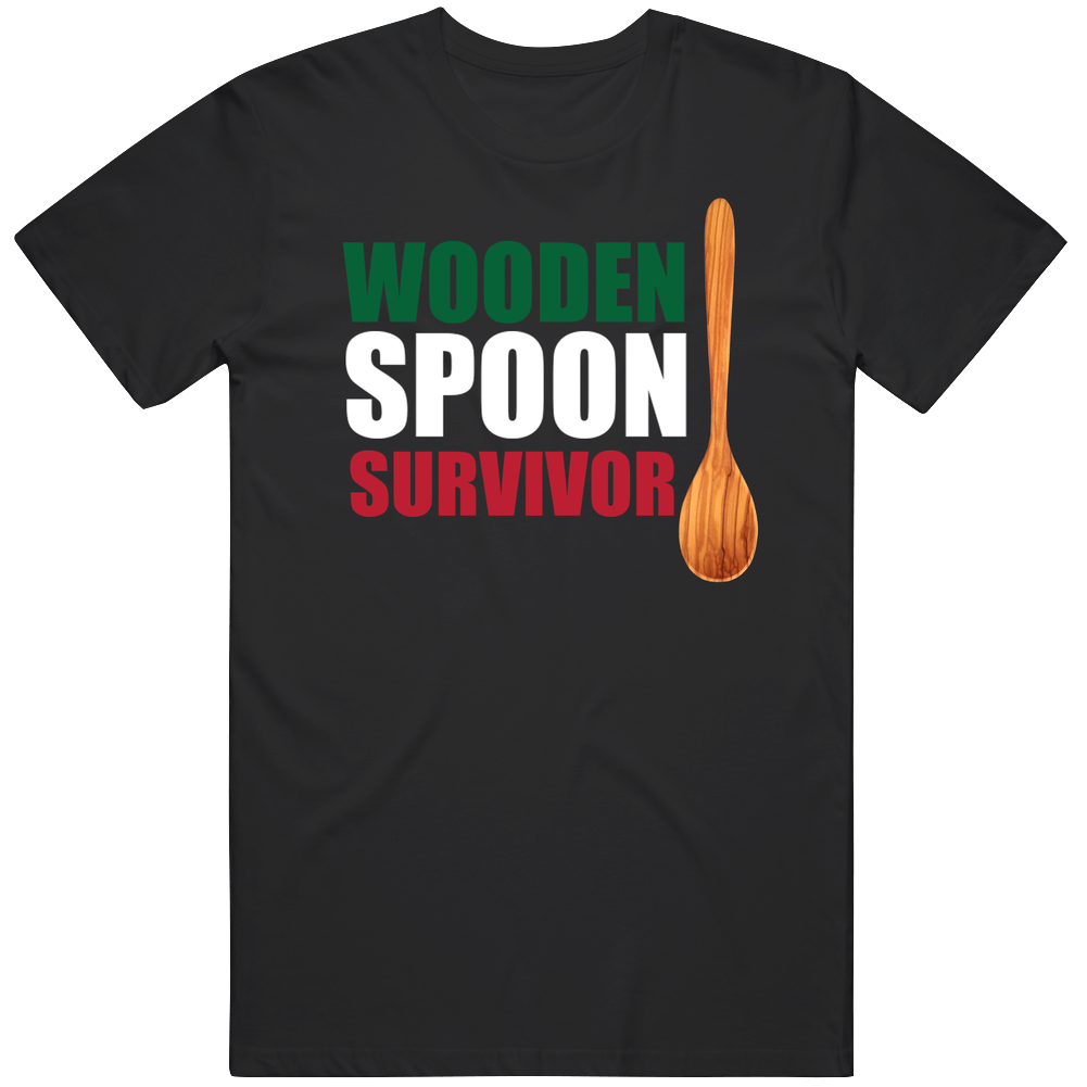 Wooden Spoon Survivor Funny Italian Mens Soft Cotton Tee T Shirt Wooden Spoon Survivor Funny Italian Mens Soft Cotton Tee T Shirt