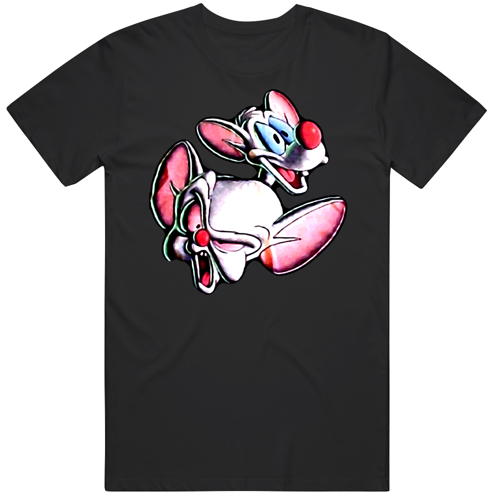Pinky And The Brain Cartoon Unisex Classic Mens Soft Cotton Tee T Shirt Pinky And The Brain Cartoon Unisex Classic Mens Soft Cotton Tee T Shirt