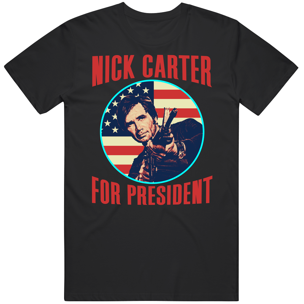 Nick Carter Killmaster For President Spy Book Novel Fan Mens Soft Cotton Tee T Shirt Nick Carter Killmaster For President Spy Book Novel Fan Mens Soft Cotton Tee T Shirt