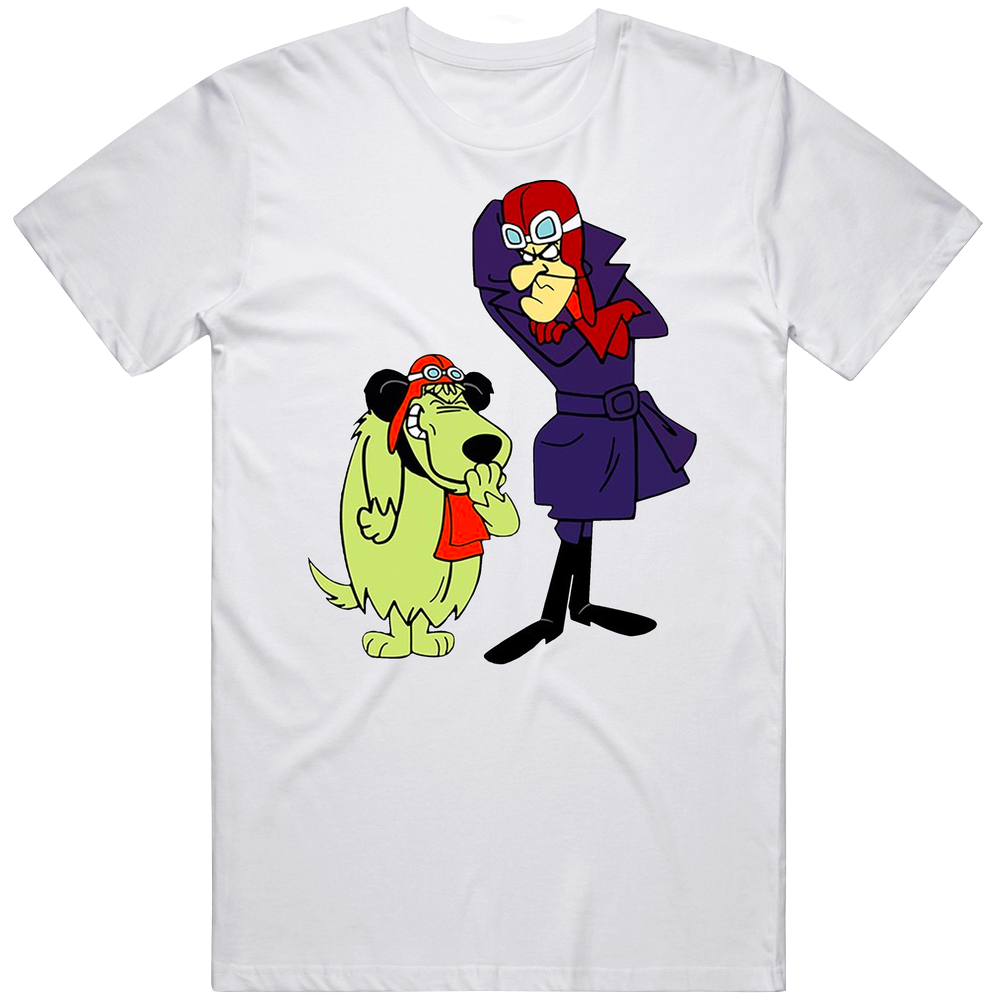 Dastardly And Muttley Retro Cartoon Classic Television Tv Show Mens Soft Cotton Tee T Shirt Dastardly And Muttley Retro Cartoon Classic Television Tv Show Mens Soft Cotton Tee T Shirt