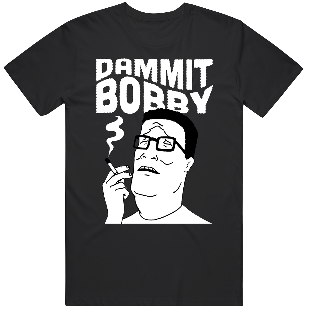 King Of The Hill Dammit Bobby Mens Size Large Mens Soft Cotton Tee T Shirt King Of The Hill Dammit Bobby Mens Size Large Mens Soft Cotton Tee T Shirt