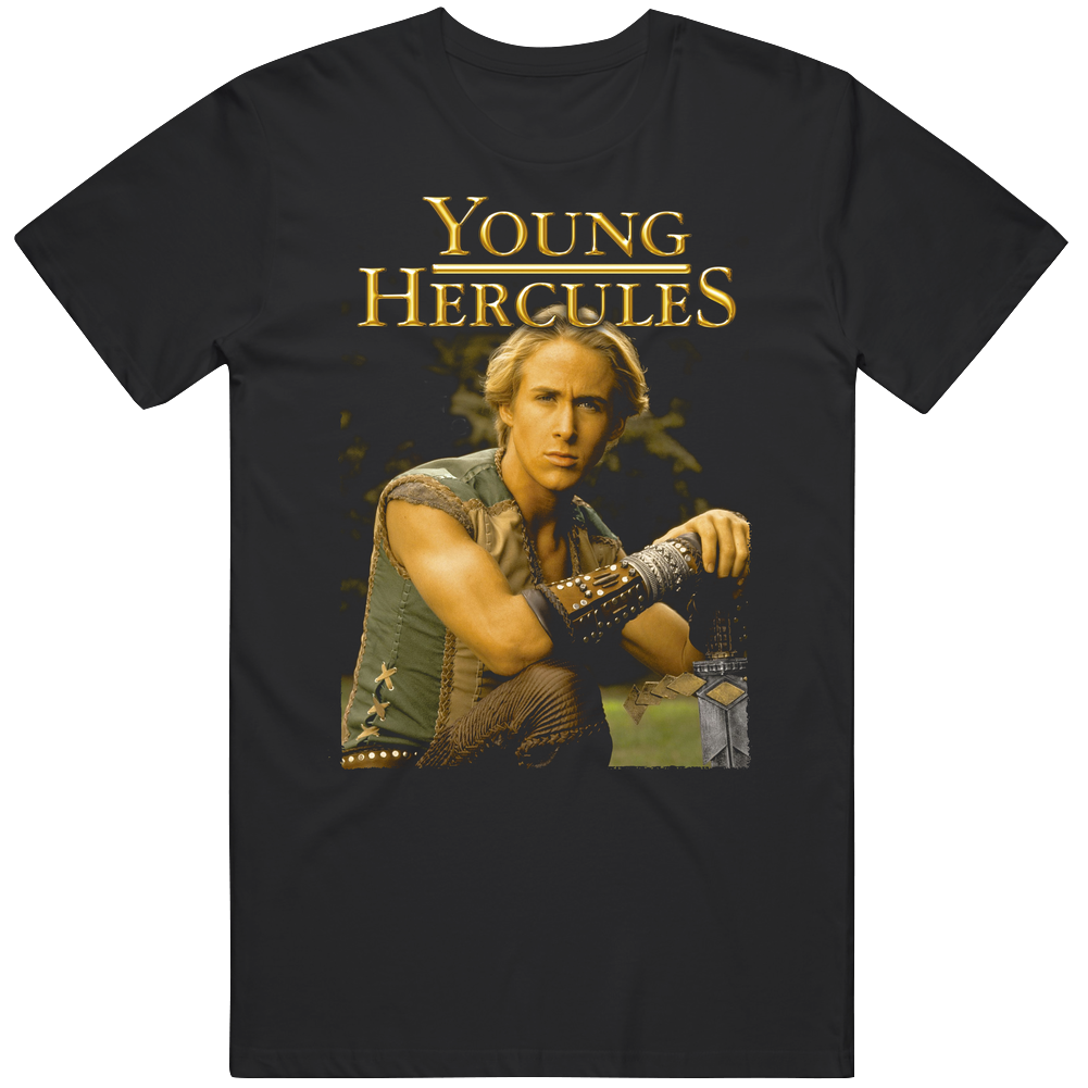 Young Hercules Ryan Gosling 90s Kids Tv Show Mens Soft Cotton Tee T Shirt