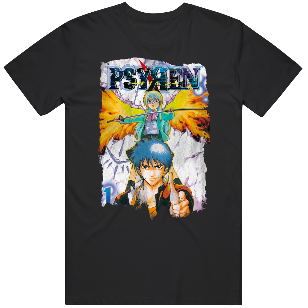 Psyren Survival Manga Mens Soft Cotton Tee T Shirt Psyren Survival Manga Mens Soft Cotton Tee T Shirt