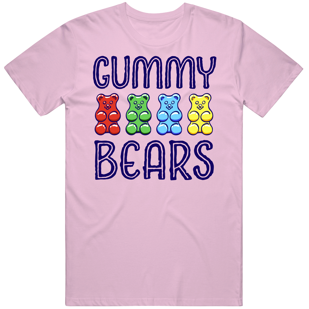 Gummy Bears Cannabis Ganja Marijuana Strain Smoking Fan Mens Soft Cotton Tee T Shirt Gummy Bears Cannabis Ganja Marijuana Strain Smoking Fan Mens Soft Cotton Tee T Shirt