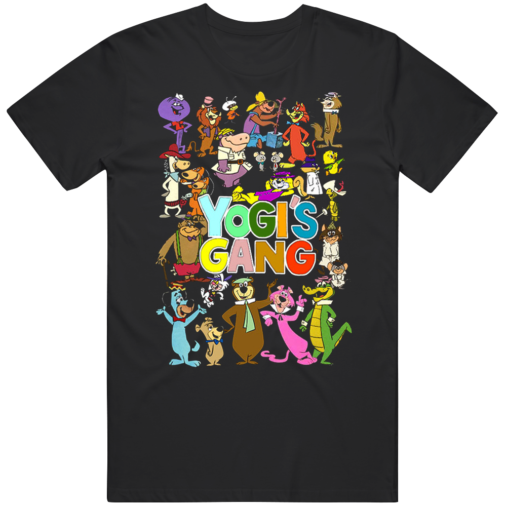 Yogi's Gang Tv Show Mens Soft Cotton Tee T Shirt Yogi's Gang Tv Show Mens Soft Cotton Tee T Shirt