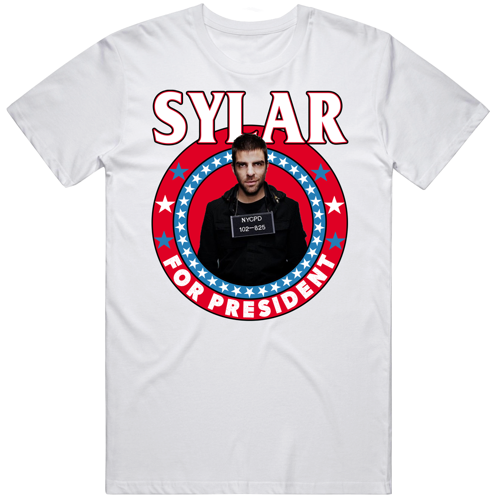 Sylar Heroes For President Tv Show Villain Fan Mens Soft Cotton Tee T Shirt Sylar Heroes For President Tv Show Villain Fan Mens Soft Cotton Tee T Shirt