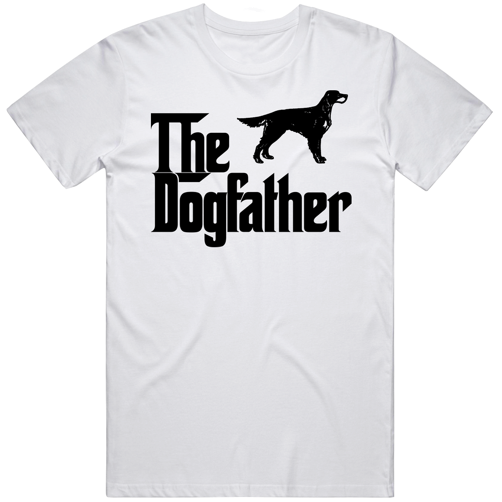 Gordon Setter Custom Dog Breed The Dogfather Mens Soft Cotton Tee T Shirt
