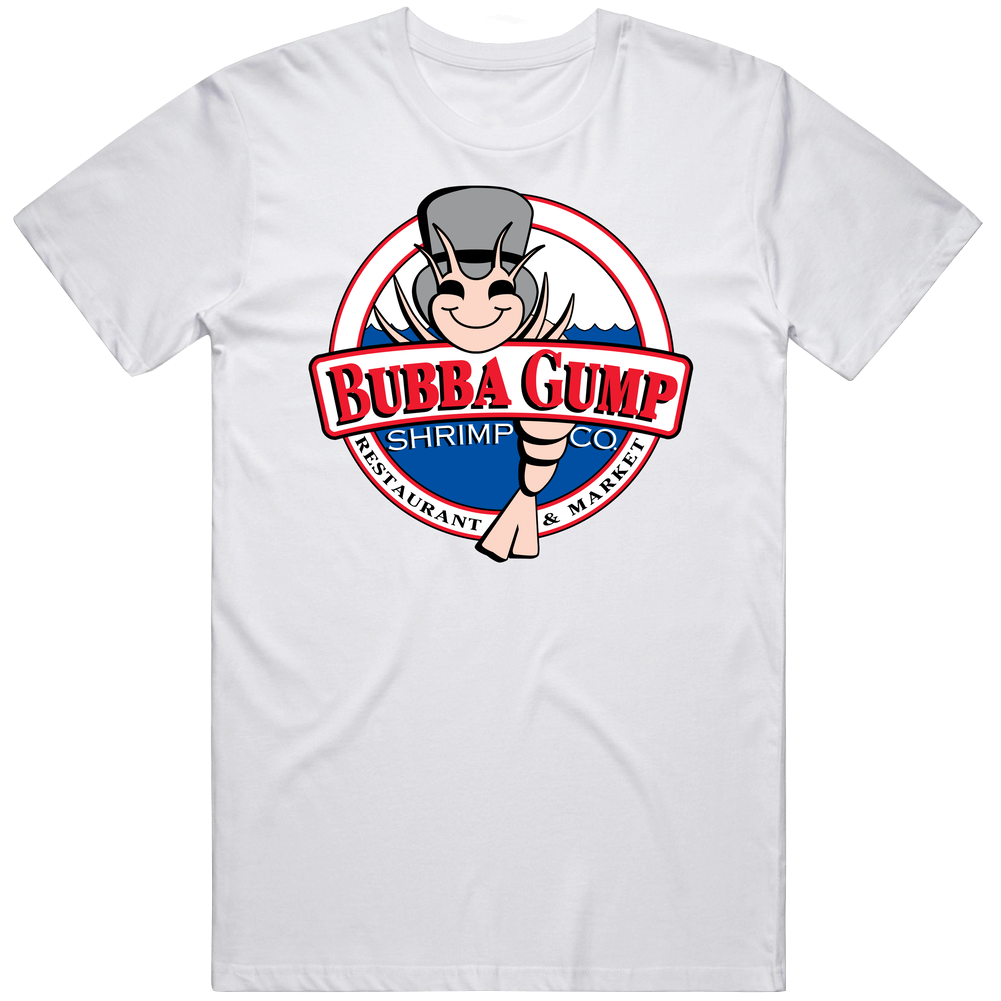 Bubba Gump Shrimp Co Los Angeles Restaurant Cool Mens Soft Cotton Tee T Shirt
