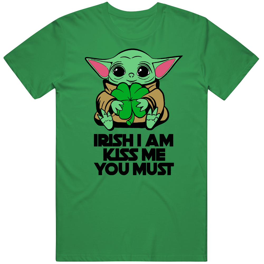 Baby Yoda Irish I Am Kiss Me You Must Funny St Patricks Day Mens Soft Cotton Tee T Shirt Baby Yoda Irish I Am Kiss Me You Must Funny St Patricks Day Mens Soft Cotton Tee T Shirt