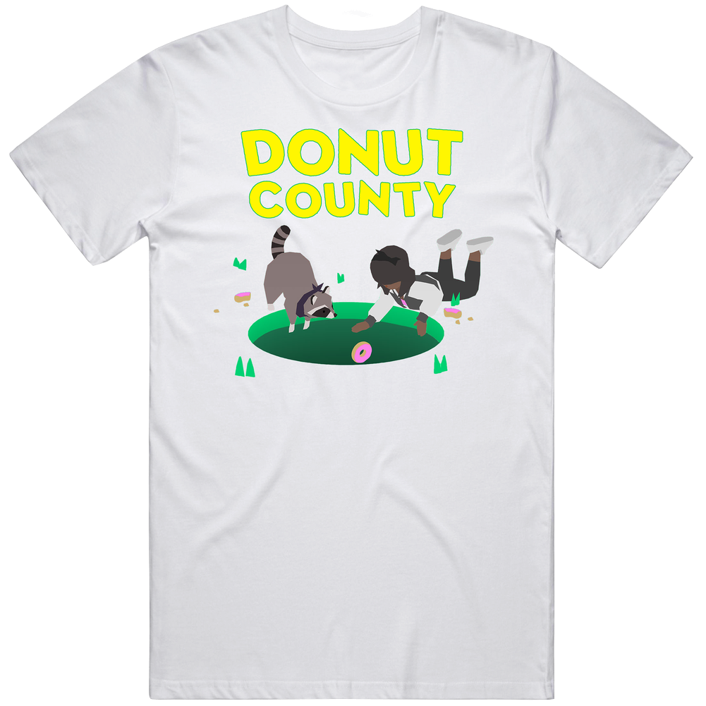 Donut County Iphone Android Mobile Gamer App Logo Mens Soft Cotton Tee T Shirt Donut County Iphone Android Mobile Gamer App Logo Mens Soft Cotton Tee T Shirt