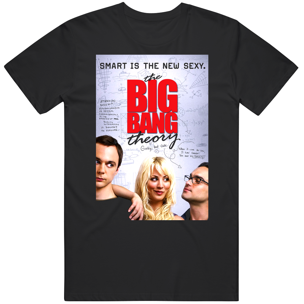 The Big Bang Theory Comedy Tv Show Mens Soft Cotton Tee T Shirt The Big Bang Theory Comedy Tv Show Mens Soft Cotton Tee T Shirt