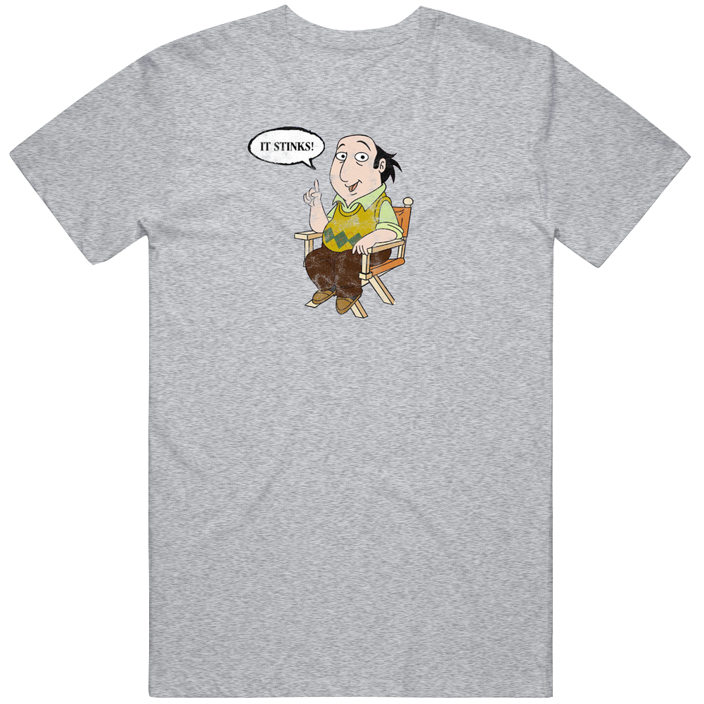 The Critic It Stinks 90s Tv Show Cartoon Worn Look Mens Soft Cotton Tee T Shirt The Critic It Stinks 90s Tv Show Cartoon Worn Look Mens Soft Cotton Tee T Shirt