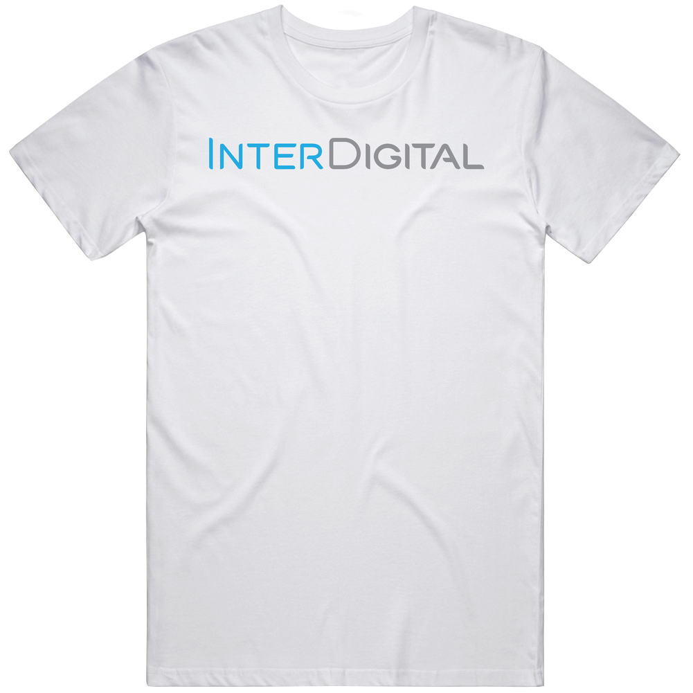 Interdigital Nasdaq Company Logo Employee Fan Mens Soft Cotton Tee T Shirt Interdigital Nasdaq Company Logo Employee Fan Mens Soft Cotton Tee T Shirt
