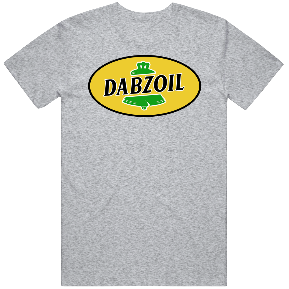 Dabzoil Pennzoil Logo Parody Cannabis Marijuana Pot Head Smoking Mens Soft Cotton Tee T Shirt Dabzoil Pennzoil Logo Parody Cannabis Marijuana Pot Head Smoking Mens Soft Cotton Tee T Shirt