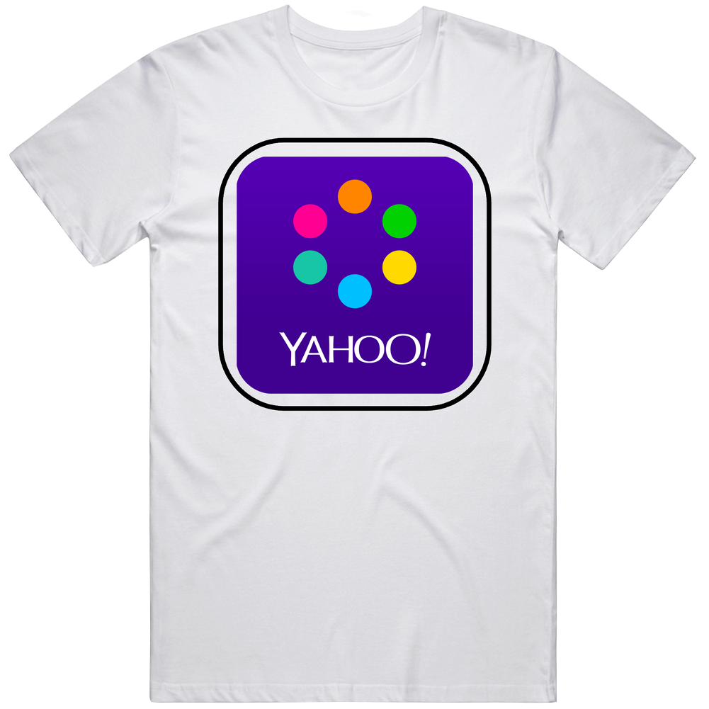 Yahoo News App Iphone Ios Mens Soft Cotton Tee T Shirt Yahoo News App Iphone Ios Mens Soft Cotton Tee T Shirt