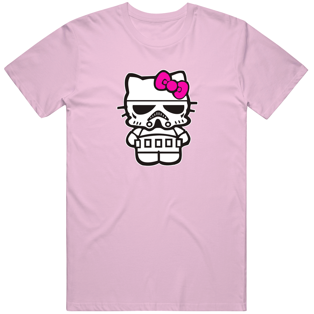 Hello Kitty Stormtrooper Mens Soft Cotton Tee T Shirt Hello Kitty Stormtrooper Mens Soft Cotton Tee T Shirt