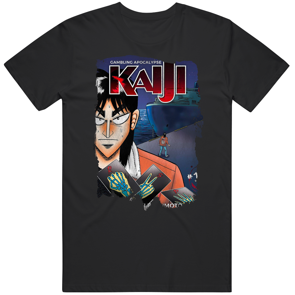 Kaiji Manga Mens Soft Cotton Tee T Shirt Kaiji Manga Mens Soft Cotton Tee T Shirt