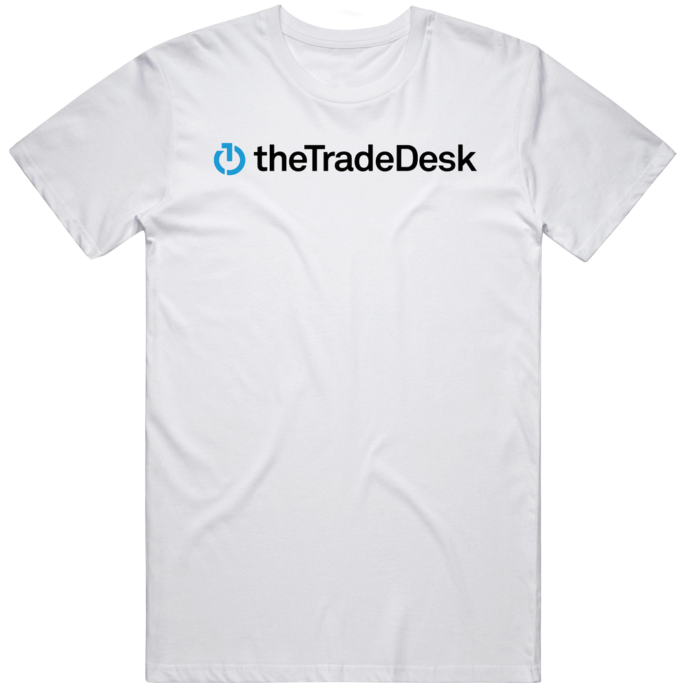 The Trade Desk Inc Nasdaq Company Logo Employee Fan Mens Soft Cotton Tee T Shirt