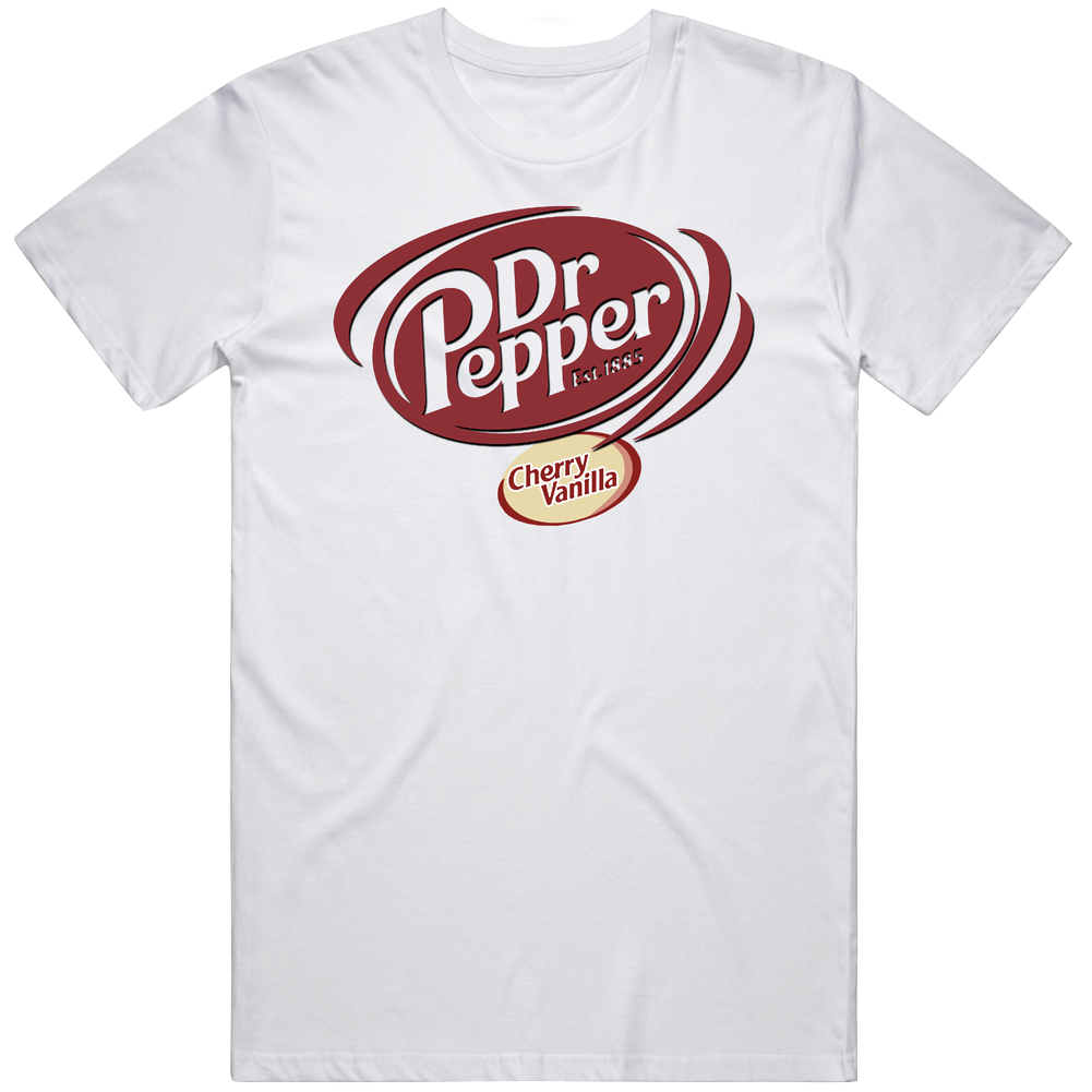 Cherry Vanilla Dr Pepper Best Soda Of All Time Soft Drink Lovers Mens Soft Cotton Tee T Shirt Cherry Vanilla Dr Pepper Best Soda Of All Time Soft Drink Lovers Mens Soft Cotton Tee T Shirt