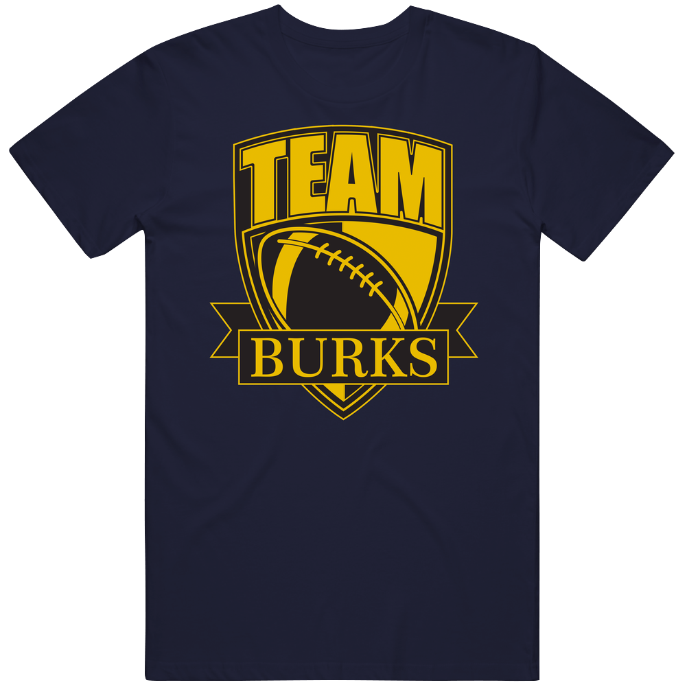 Team Burks Football Name Cool Mens Soft Cotton Tee T Shirt Team Burks Football Name Cool Mens Soft Cotton Tee T Shirt