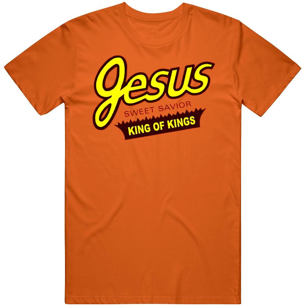 Jesus Reeses Parody Vintage Tee Classic Cotton Mens Soft Cotton Tee T Shirt Jesus Reeses Parody Vintage Tee Classic Cotton Mens Soft Cotton Tee T Shirt