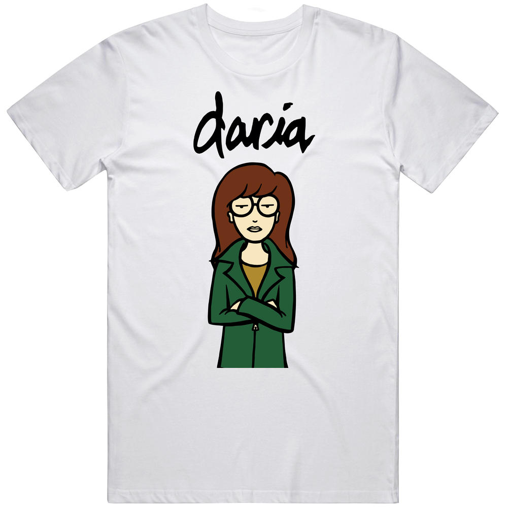 Daria Teen Tv Show Cartoon Mens Soft Cotton Tee T Shirt Daria Teen Tv Show Cartoon Mens Soft Cotton Tee T Shirt