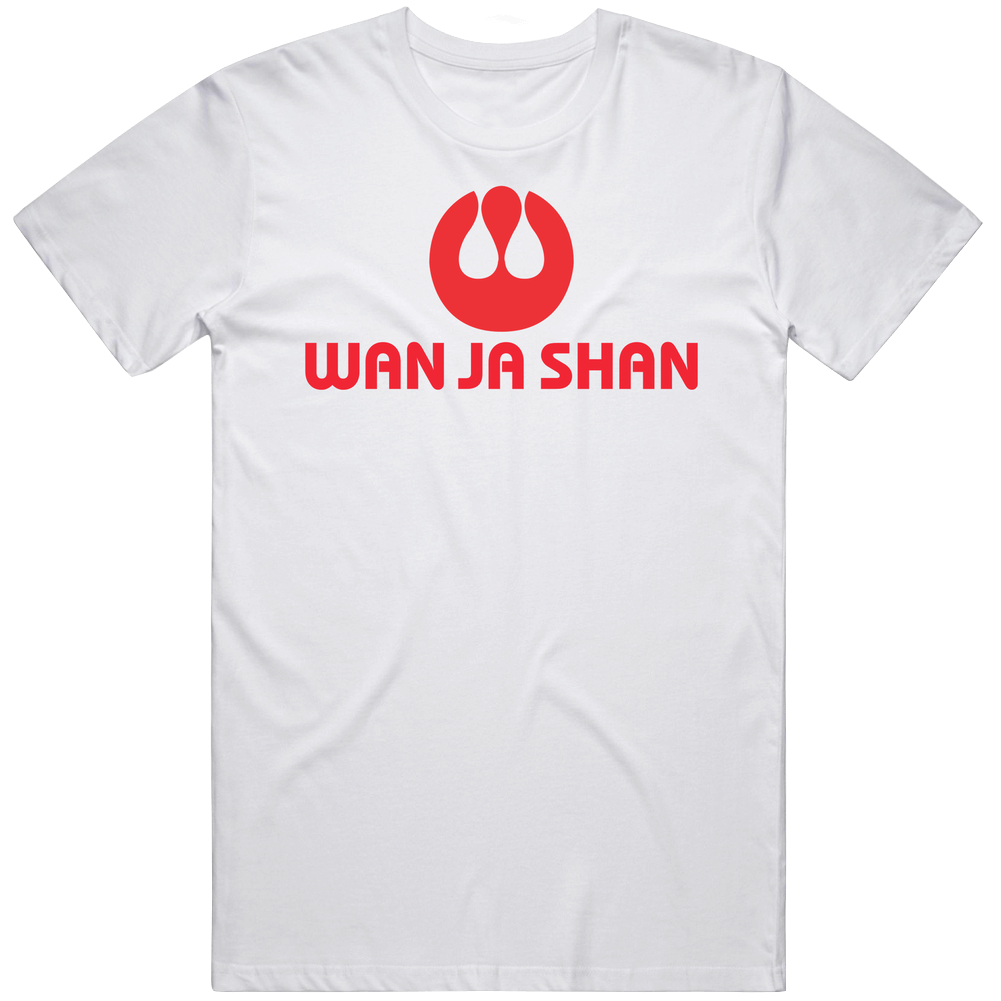 Wan Ja Shan Soy Ponzu Sauce Bottle Label New Logo Food Costume Mens Soft Cotton Tee T Shirt