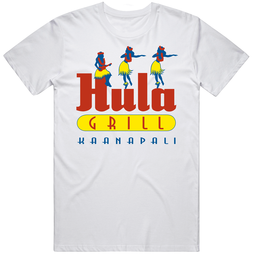 Hula Grill Kaanapali Maui Hawaii Restaurant Mens Soft Cotton Tee T Shirt