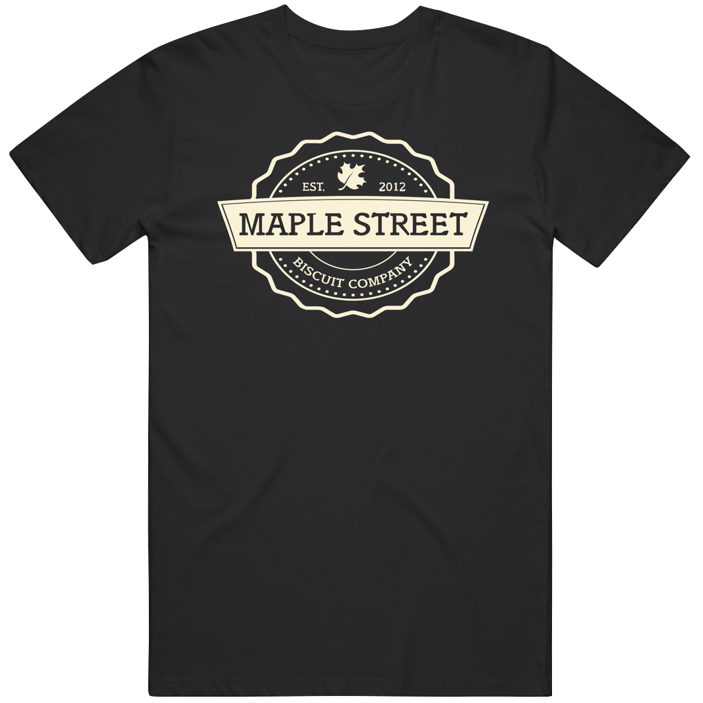 Maple Street Biscuit Company Knoxville Tennessee Restaurant Mens Soft Cotton Tee T Shirt