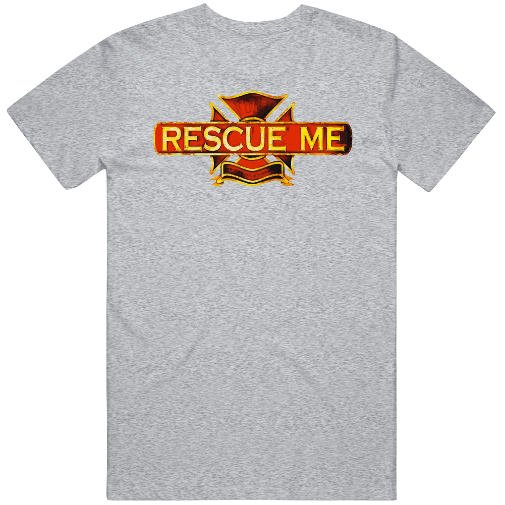 Rescue Me 2000s Tv Show Fan Logo Classic Television Tv Show Mens Soft Cotton Tee T Shirt Rescue Me 2000s Tv Show Fan Logo Classic Television Tv Show Mens Soft Cotton Tee T Shirt