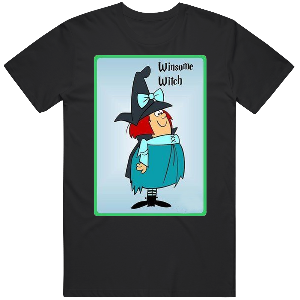 Winsome Witch Cartoon Character Mens Soft Cotton Tee T Shirt
