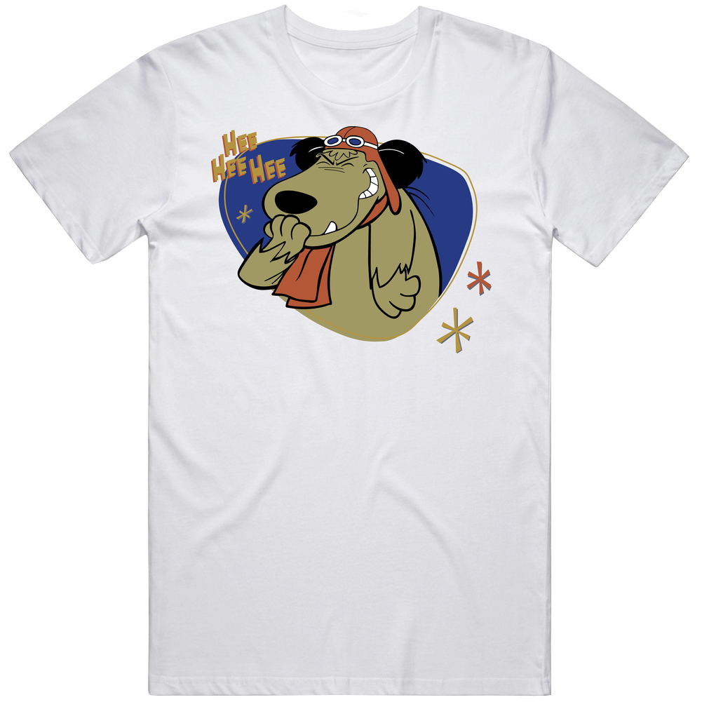 Muttley Hee Hee Hee Vintage Mens Soft Cotton Tee T Shirt Muttley Hee Hee Hee Vintage Mens Soft Cotton Tee T Shirt