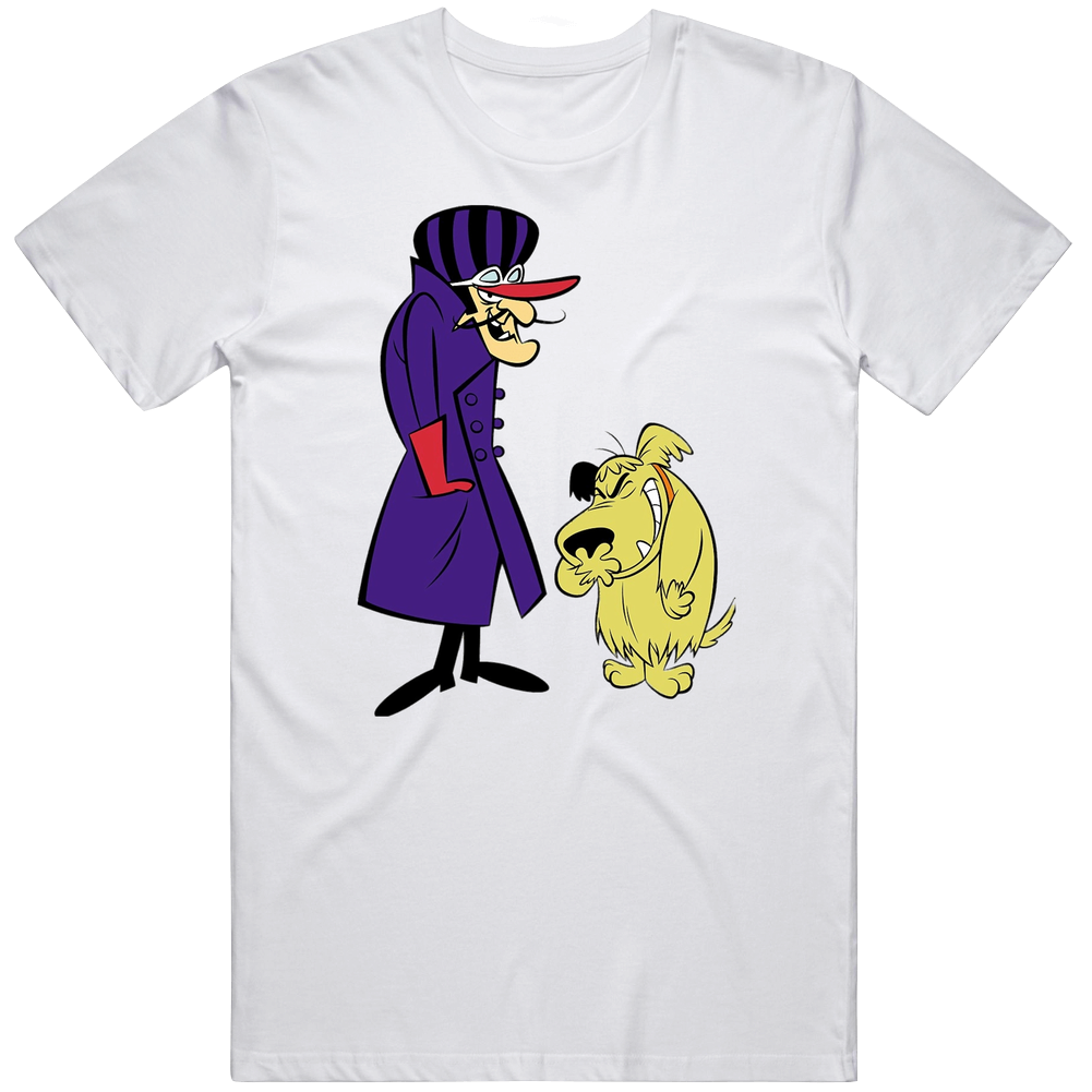 Dastardly & Muttley Retro Cartoon Character Mens Soft Cotton Tee T Shirt