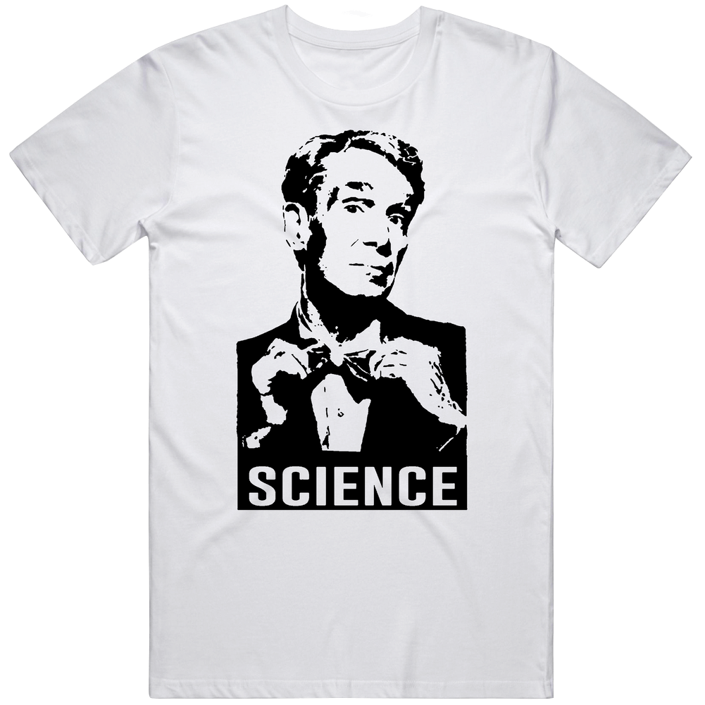 Bill Nye Science Fan Tv Show Mens Soft Cotton Tee T Shirt Bill Nye Science Fan Tv Show Mens Soft Cotton Tee T Shirt
