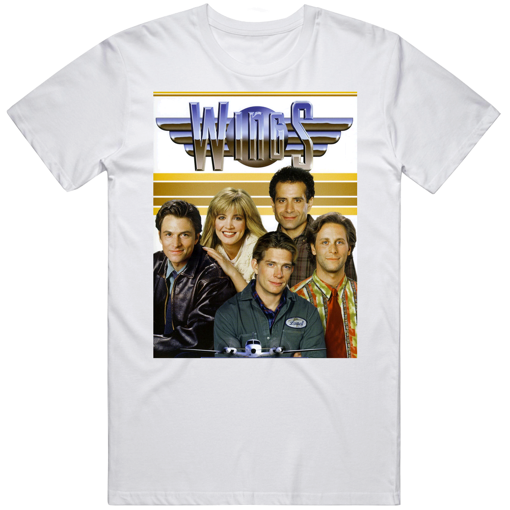 Wings Actors 90s Airport Comedy Tv Show Mens Soft Cotton Tee T Shirt Wings Actors 90s Airport Comedy Tv Show Mens Soft Cotton Tee T Shirt